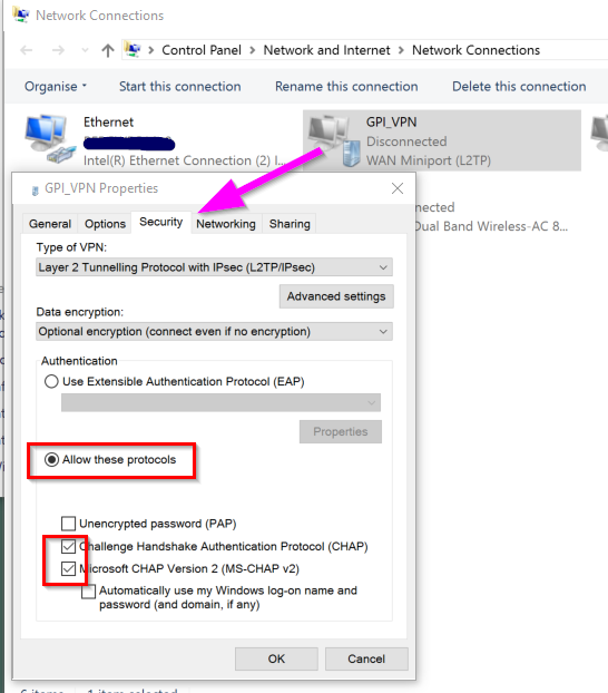  Windows 10 VPN Settings for UniFi VPN