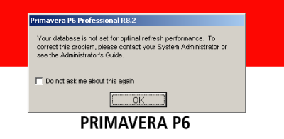  Your database is not set for optimal refresh performance